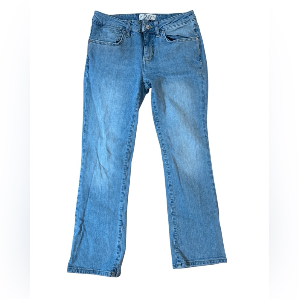 Free People We The Free Light Wash Cropped Denim Jeans size 26